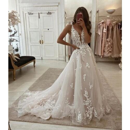 Sexy Mermaid Wedding Dresses Lace With Embroidery Elegant Strapless Puff Sleeve Bride Dresses Appliques With Plus Size Train
