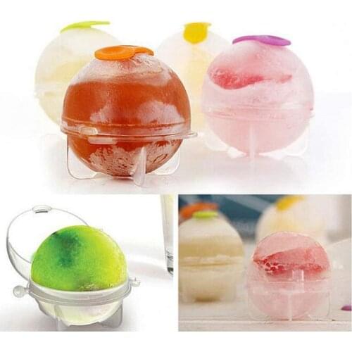 1PC 5CM Round Ball Ice Cube Mold DIY Ice Cream Maker Plastic Ice Mould Whiskey Ice Tray for Bar Tool Kitchen Gadget Accessories