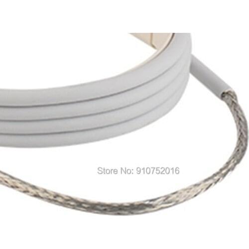 10pcs 1M/2M OEM orginal quality OD3.0 with braided USB Data charging Cable charger cords For Phone 5 6 7 8 s X plus Charge Wire