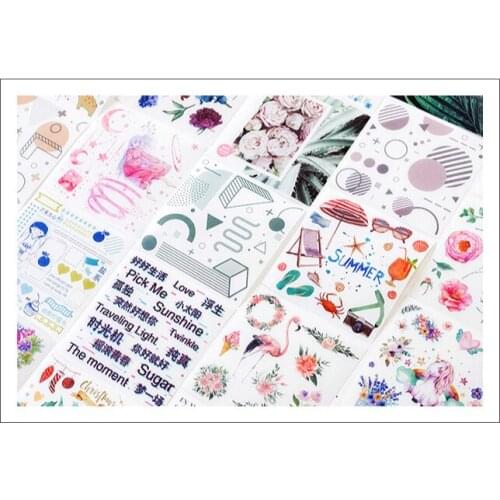 10pcs/lot Cute Fall In Love With Collage Series Decorative Stickers Scrapbooking Label Diary Stationery Stickers