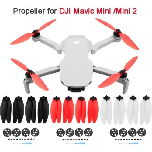 2 Pairs Propeller for DJI Mavic Mini /Mini 2 Drone Quick Release Light Weight Props Blade Replacement Wing Fans Spare Accessory