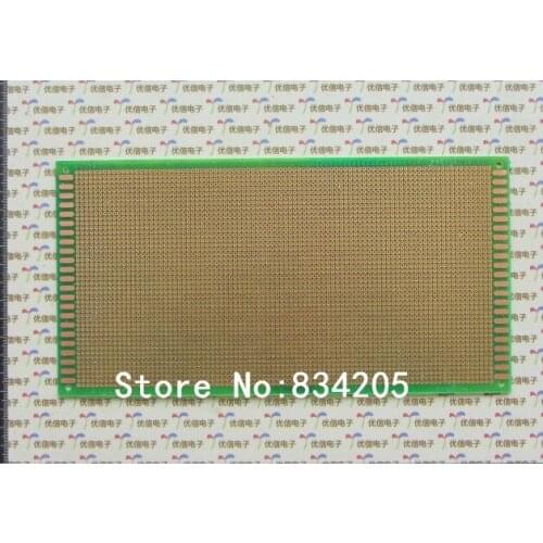 Free shipping 13x25 13*25CM CNC glass fiber green oil universal plate / circuit board / PCB