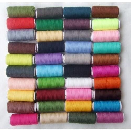 40PCS 40 COLOR EACH PCS 200 YARDS 100%POLYESTER SEW THREAD