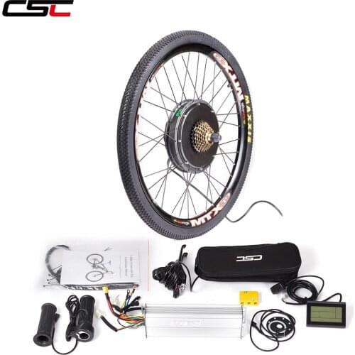 Electric bike Conversion Kit 48V 1000W Rear Motor Wheel EBIKE 20" 24" 26" 700C" 27.5" 28" 29in SUN RINGLE MTX rim