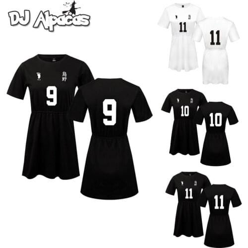 Hinata Shoyo Anime Cosplay Haikyuu Costume High School Volleyball Club Women Shirt skirt Nishinoya Yuu Sports Karasuno Koukou