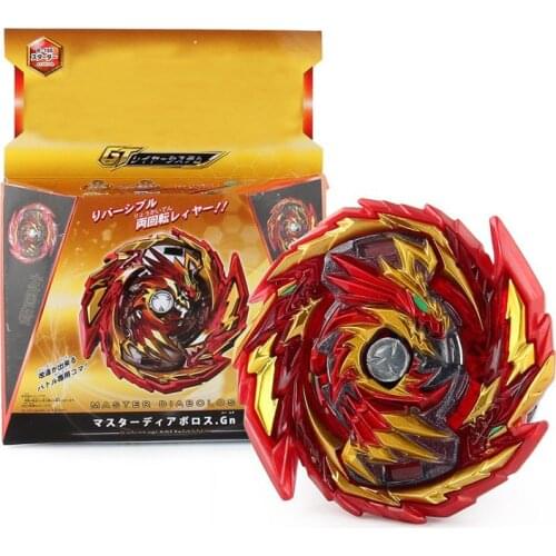 Master Diabolos B-155 Bayblade Burst Rise w/ LR Launcher Bey Blade Blade Achilles Bayblade Bable Fafnir Phoenix Blayblade Bay