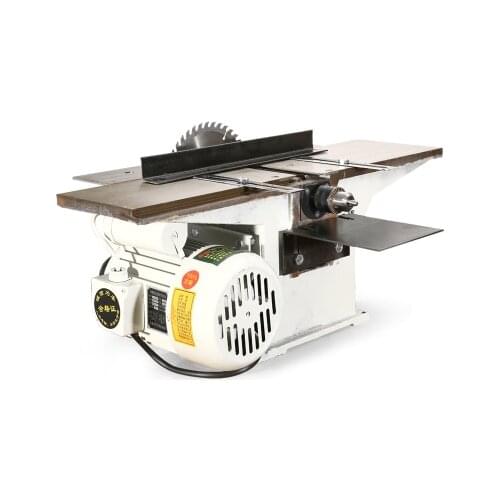Multi-function woodworking table planing small table saw bench drill three-in-one cutting machine planer electric table saw
