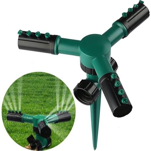 Lawn Sprinkler Automatic 360° Rotating Garden Water Sprinklers Lawn Irrigation Sprinkler System Garden Supplies #P3