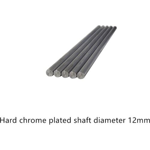 LINK CNC 3D printer rod shaft WCS 12mm linear length 335mm 350mm chrome plated guide rail round