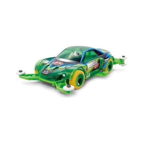 Tamiya Mini 4WD Racer Model Car GT Sports Car Chinese Panda Green MA Chassis 95303 4-Wheel Racing Car