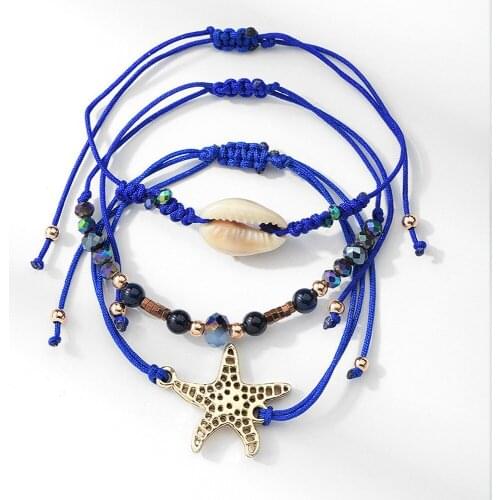 2019 Pearl Shell 6 Color Woven Bracelet Gift For Women Men Bohemia Beach Leisure Bracelets Young Fashion Beautiful Jewelry