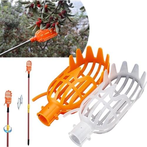 1pc Plastic Fruit Picker Harvesting Picker Head Fruit Picking Basket Catcher No Need Ladder Wheat Field Fruits Picking Tools