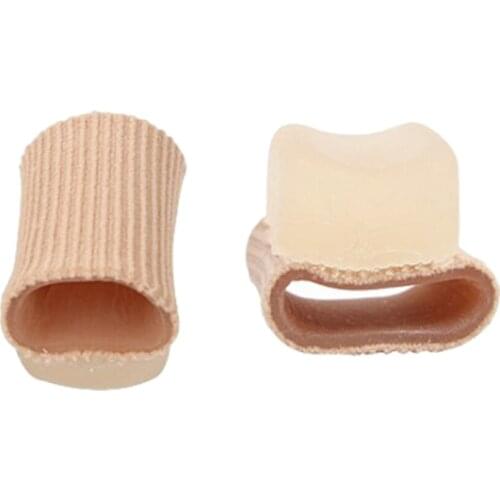 2Pcs Silicone Tube Sleeve Big Toe Orthotics Straightener Hallux Valgus Corrector Foot Care Accessories