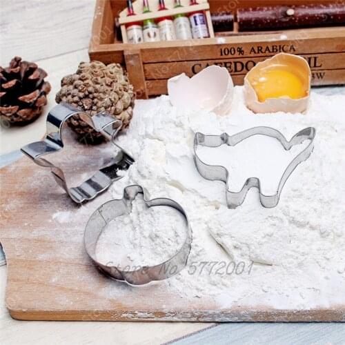3pcs/set Halloween Pumpkin Bat Cookie Mould Stainless Steel Cake Mould DIY Cookie Cutters Set Biscuit Mold Fondant Cutter Baking