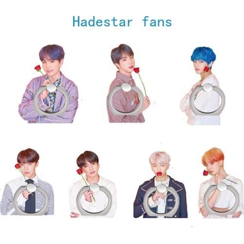 7pcs/lot kpop Star Mobile Phone Holder Jhope RM JIN SUGA JUNG KOOK V JIMIN Persona pendant toy gift