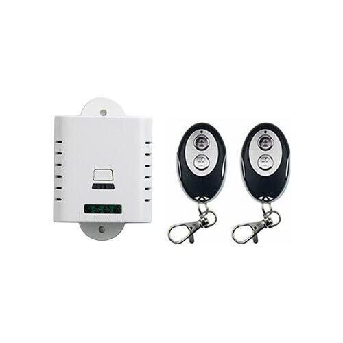 AC85V 110V 120V 220V 250V 1CH RF Wireless Remote Control Switch System 1*Receiver +2*ellipse shape Transmitters Learning code