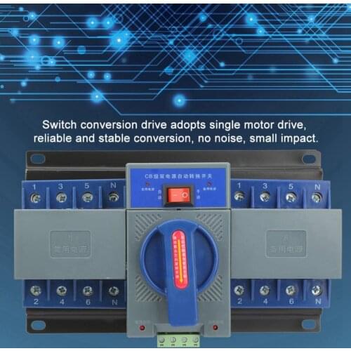 Automatic Transfer Switch Mini 63A 4P Dual Power Automatic Transfer Switch Dual Power 4P Transfer Switch