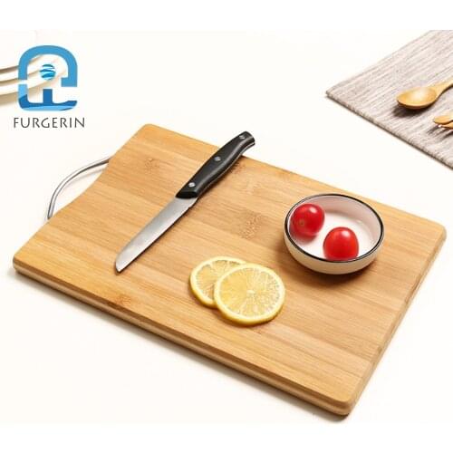 FURGERIN Bamboo Cutting Board Kitchen wooden chopping board bamboo thickened cutting boards small large size