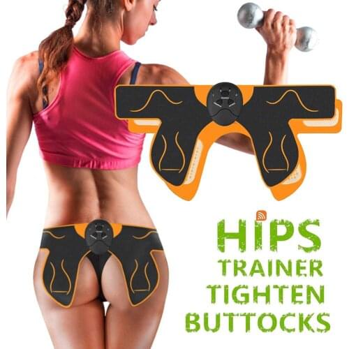 EMS Wireless Muscle Stimulator Unisex Muscle Trainer Body Fitness Hip Trainer Shaping Patch Sliming Trainer Massager