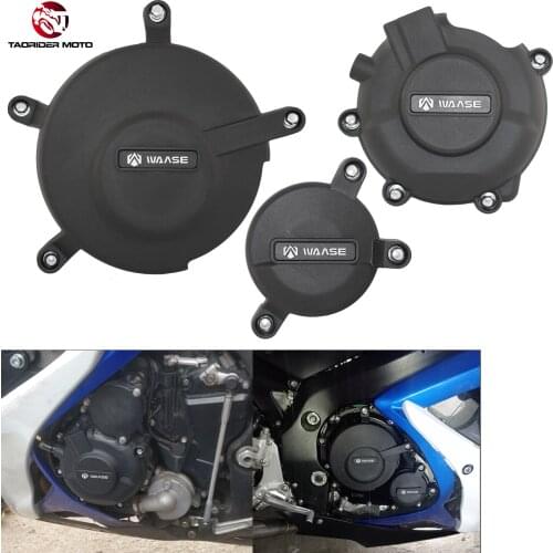 TAORIDER-MOTO Engine Guard Stator Clutch Pulse Cover Crash Protector Set For SUZUKI GSXR600 GSXR750 GSXR GSX-R 600 750 2006-2021