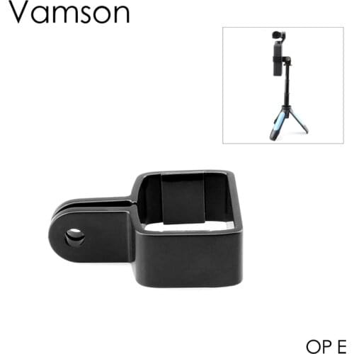 Vamson for DJI Osmo pocket Accessories fixed adapter support Extension rod tripod Pocket PTZ handheld camera support OPE