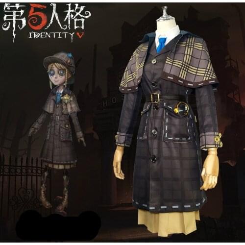 Customized anime Identity V Cos Clothes Gardener Miss Truth Emma Woods cosplay costume set