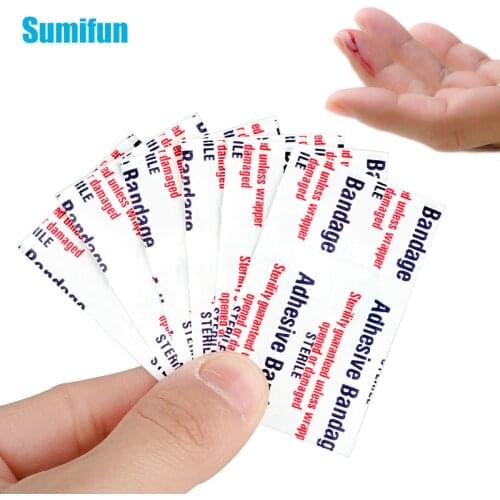 10/100Pcs Waterproof Round Band Aid First Aid Bandage Breathable Hemostasis Cushion Adhesive Wound Dressing Emergency Plaster