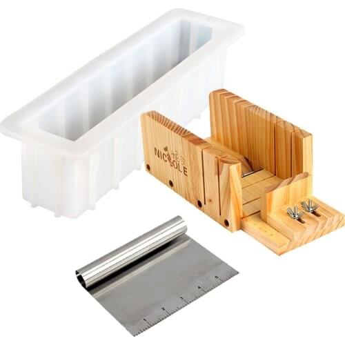 Silicone Soap Mold Set 3 PCS Craft Homemade Soaps Making Tool Mould