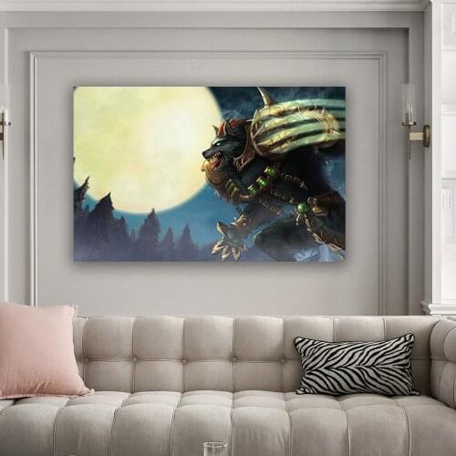 Wall Art Decor League of Legends Wall Decoration,Video Game Watercolor Print,Character Poster Print,Fantasy Art Prints