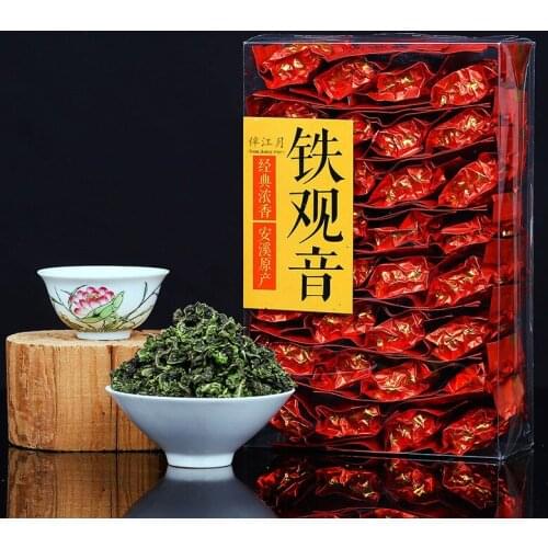 New Tea Authentic Anxi Tieguanyin Tea Alpine Flavor Fragrant Orchid Fragrance Solid Wood High-End Gift