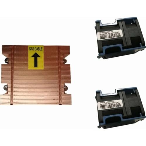 Original server CPU heat sink heatsink 457881-001 and cooling fan 446633-001 457873-001 For HP DL160G5 DL160 G5