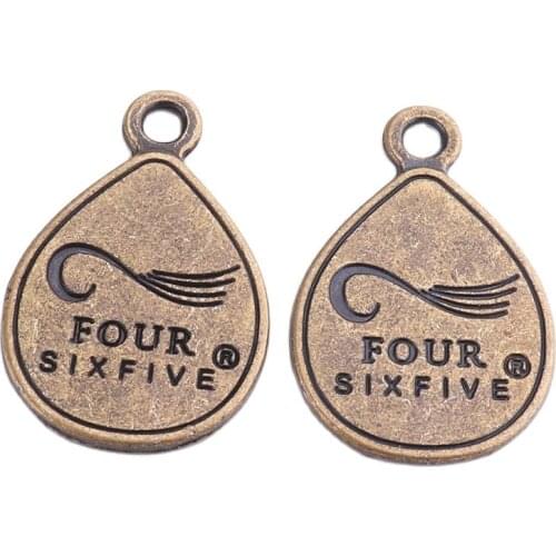 Necklace charm Charms Pendants Lettering Water drop shape DIY Jewelry for Necklace Bracelet Earring Making Parts Accessaries