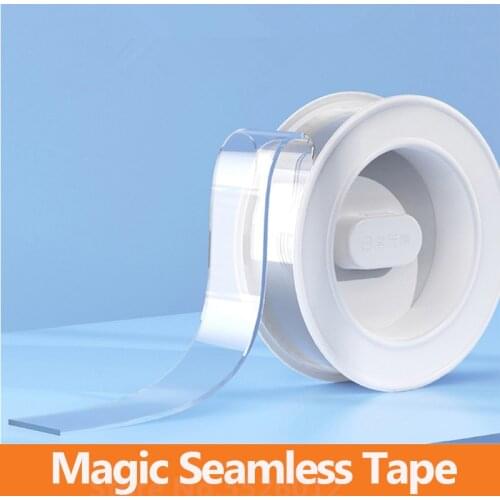 Everyday Elements Magic Teamless Tape Transparent Tape Double Sided No Trace Washable Tape Daily Repetition Use