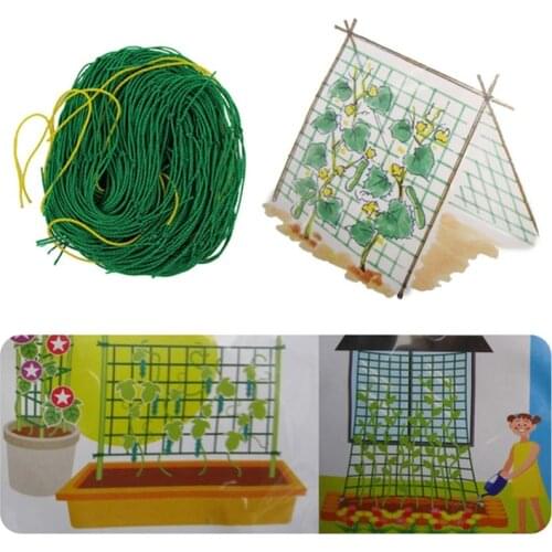 Durable Nylon Trellis Net Garden Netting Plant Support For Climbing Plants Vegetable Garden High Quality Dropshipping
