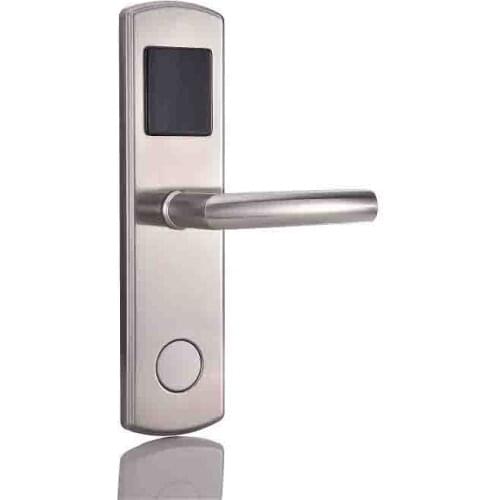 Silver Electronic Digital Card key Keyless Hotel Room RF Card Hotel Door Locks for system ET600RF