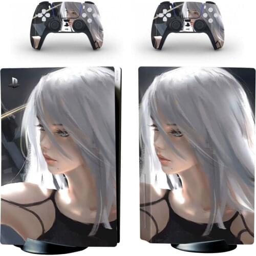 New Game Style PS5 Standard Disc Edition Skin Sticker Decal Cover for PlayStation 5 Console & Controller PS5 Skin Sticker Vinyl
