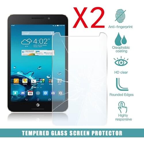 2Pcs Tablet Tempered Glass Screen Protector Cover for Asus MEMO Pad 7 LTE ME375CL HD Eye Protection Tempered Film