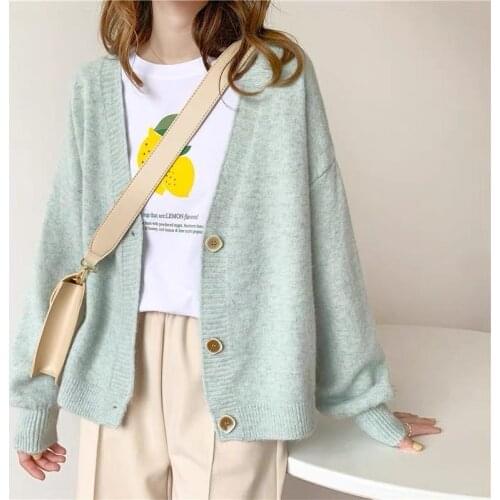 Women Single-breasted Cardigans Sweater Top Cashmere Casual Sweater Jacket Chic Top Female Sweater Cardigans jersey knit Jumpers