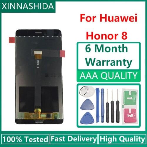 For Huawei Honor 8 LCD Display Touch Screen For Honor 8 LCD For 5.2" Huawei Honor 8 LCD With Frame FRD-L19 FRD-L09 Replacement