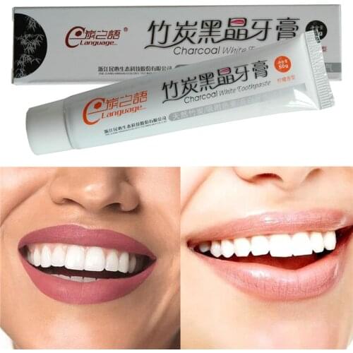 50g Lemon Bamboo Charcoal Toothpaste To Prevent Gingival Bleeding Soreness Tooth Paste Anti-moth Anti-sensitive Teeth Whitening