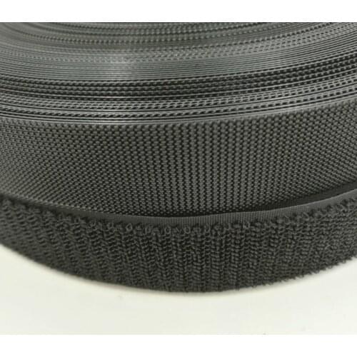 1.2inch (3cm)Width 6meters ,Non pilling loop&Injected hook Sewing fastening tape ,hook and loop garment acceories