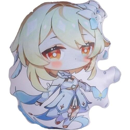 1pc 42CM Anime Game Genshin Impact Wind God Grandpa Lu Lord Rock Empty Plush Doll Soft Sleep Pillow Cushion Children Boys Gifts