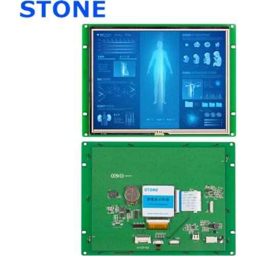 8 Inch LCD Touch Screen Modules With TTL Interface And High Contrast