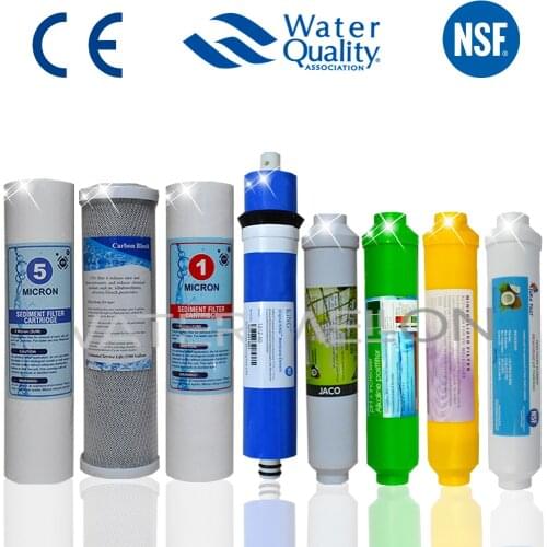 8 Stage Filter Cartridge Water Purifier 80 Gpd Membrane Water Filter Reverse Osmosis Sysyem Water Filters For home