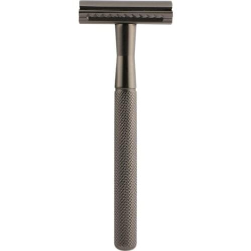 Razor Mens Double Edge Razor Classic Manual Shaver Alloy Head Metal Razor for Shaving or Hair Removal