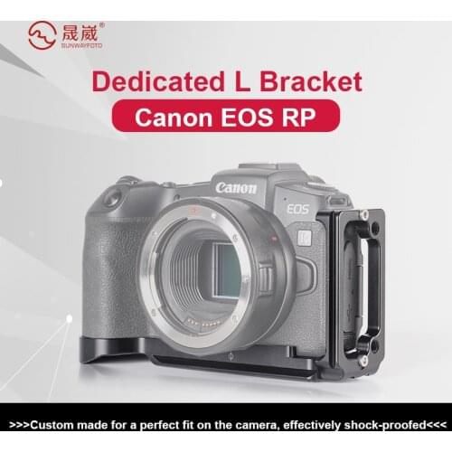 SUNWAYFOTO PCL-RP Tripod Head Quick Release Plate For Canon EOS R DSLR Camra L-bracket Specific Aluminum Quick Release Plate