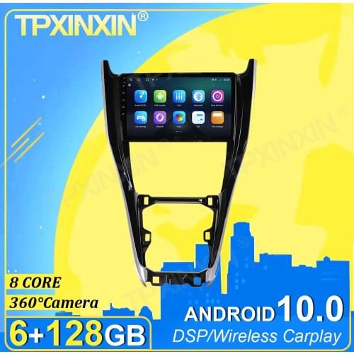 IPS Android 10.0 6+128G Carplay 360 Camera For Toyota Harrier 2010-2017 Radio Multimedia Player Radio Tape Recorder Video GPS