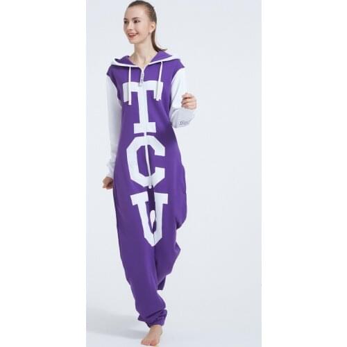 ZOOOP IT UP Women Playsuit Adult Hoody Fleece Nordic Way Overall One Piece Jumpsuit