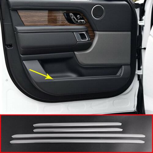 Stainless Steel Matte Door Decoration Strip for Range Rover Vogue L405 2018