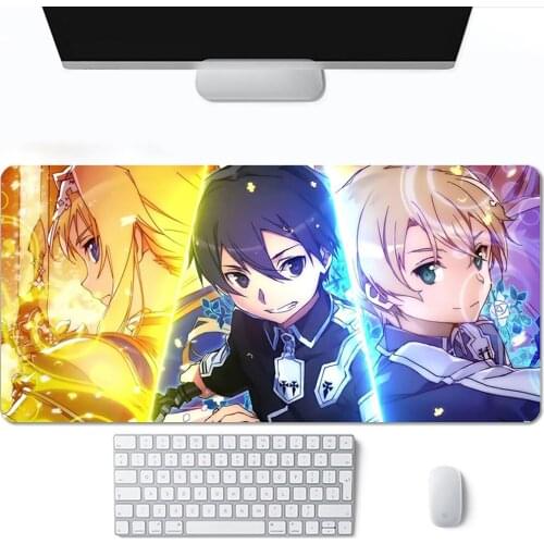 Sword Art Online Mouse Carpet Varmilo Cheap Gaming Laptop Gamer Anime Mouse Pad Kawaii Accessories Deskpad Durable Csgo Desk Mat